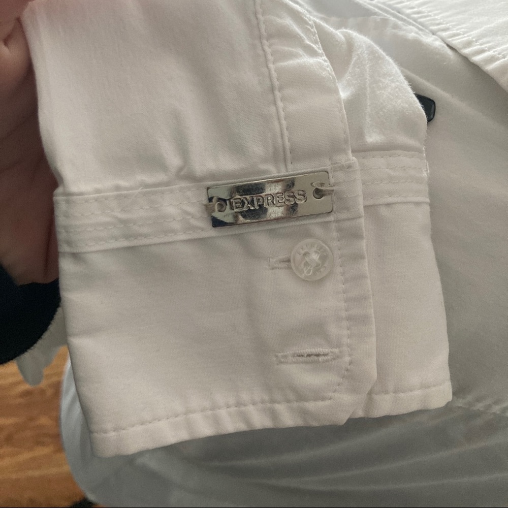 Express Brand Essential Button Up - image 5